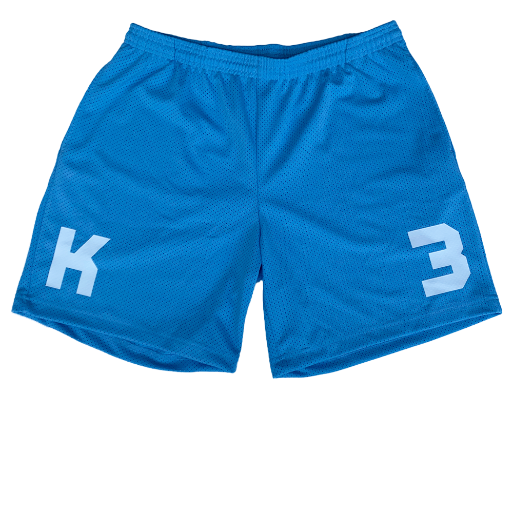 Blue Mesh Shorts